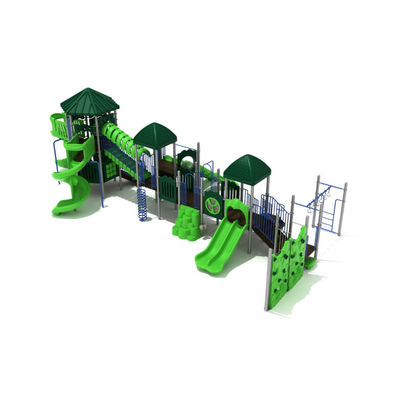 ODM Outdoor Kids Water Playground Plastic Tree Playhouse Slide for Children