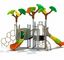ODM Children Outdoor Water Park  Project Playground Equipment Tube Plastic Slide