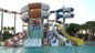 1 People Backyard fibreglass pool water slide 7m Width