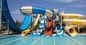 12mm Thickness Fibreglass Pool Slides Commercial Theme Park Playground Equipment
