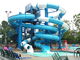 3m Height Fiberglass Water Slide Kids Playground Rides For Pool