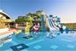 Fiberglass kiddie fun slide Amusement Aqua Water Park Swim Toy Pool Rides