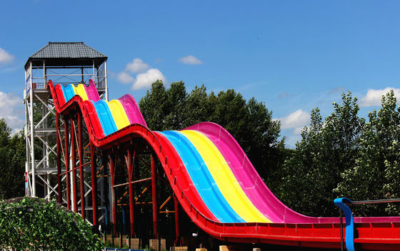 Harga yang bagus Customized Mat Racer Water Slide FRP Fiberglass Large Water Slides For Adults on line