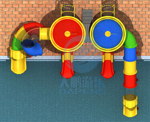 Harga yang bagus Children Playground Water Slide Outdoor LLDPE Plastic Commercial Pool Slides on line