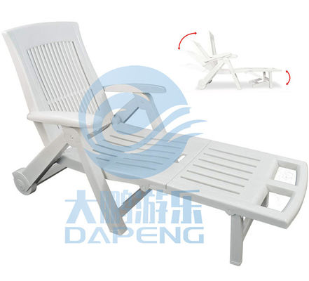 Harga yang bagus Folding Chaise Recliner Chair Outdoor Portable For Hotel Beach Resort Pool on line