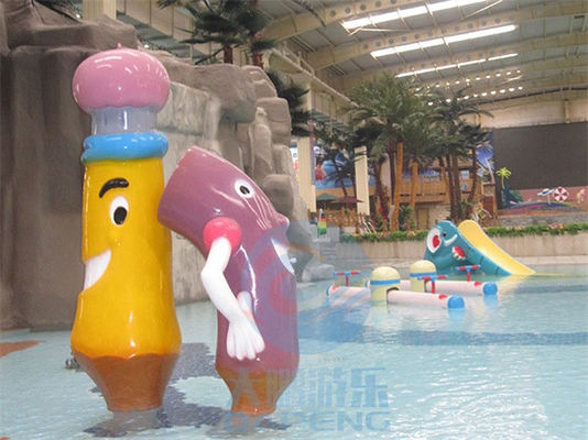 Harga yang bagus Aqua Park Spray Pencil Shape Fountains For Children Splash Zone on line