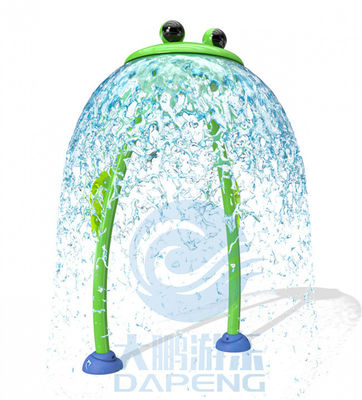 Harga yang bagus Anak-anak Air Splash Pad SS 304 Katak Air Terjun Air Mancur Untuk Kolam Renang on line