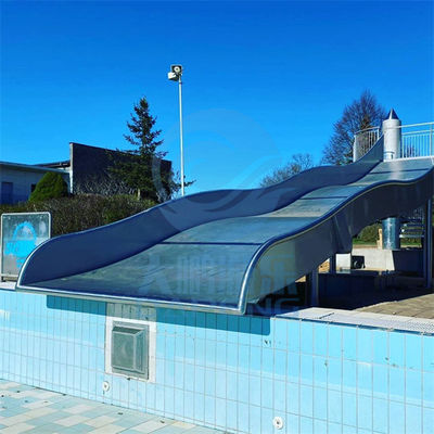 Harga yang bagus Kolam renang stainless steel Slide air 2,0m Tinggi Anti oksidasi untuk keluarga on line