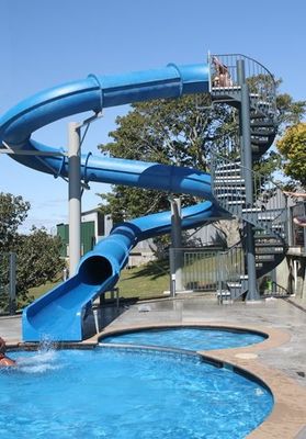 Harga yang bagus Water Park Playground Outdoor Swim Pool Equip Game Amusement Water Slide Tube for Kid on line
