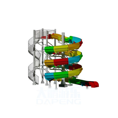 Harga yang bagus Fiberglass Swimming Pool Slide Taman bermain Olahraga Air Dan Hiburan Peralatan bermain di luar ruangan on line