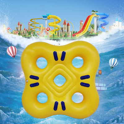 Harga yang bagus Inflatable Pool Ring Float Kayak Aqua Theme Water Park Big Horn Slide Equipment on line