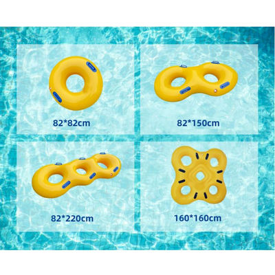 Harga yang bagus Kuning tebal Plastik Swim Ring Kayak Untuk Taman Air Slide Play on line