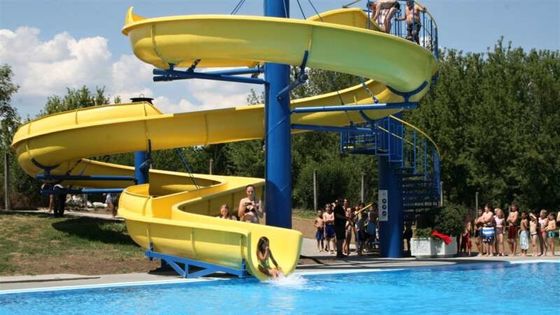 Harga yang bagus OEM Children Amusement Aquatic Park Equipment Water Pool Kid Slides on line