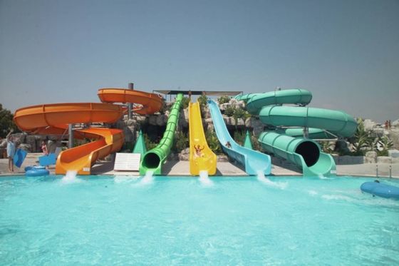 Harga yang bagus Water Amusement Park Rides Big Slide Fiberglass for Pool Price on line