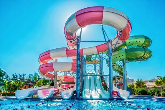 Harga yang bagus 5m Tinggi Anak-anak Air Slide Taman Air Taman bermain Olahraga bermain peralatan untuk anak-anak on line