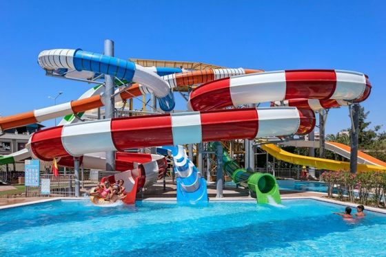 Harga yang bagus ODM Outdoor Water Theme Park Sports Game Rides Tube Fiberglass Slide on line