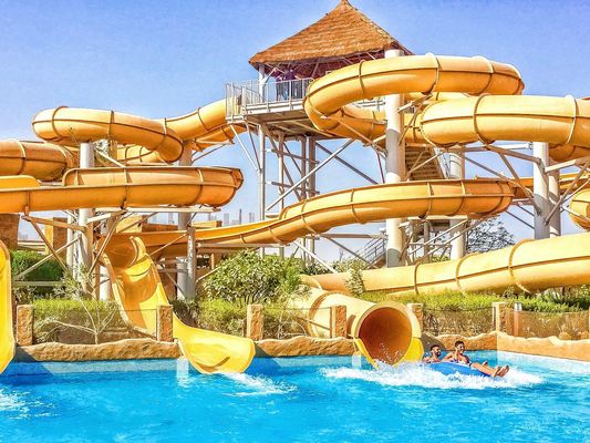 Harga yang bagus Adults Water Park Slide Soft Play Swimming Pool Accessories Fiberglass on line