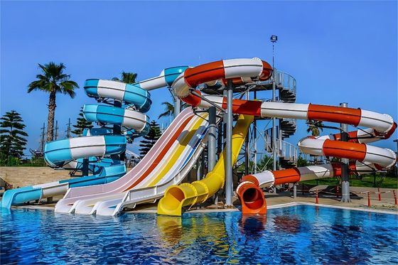 Harga yang bagus OEM Anak-anak Peralatan Taman Hiburan Air Tube Serat Kaca Slide untuk Dijual on line