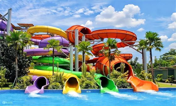 Harga yang bagus ODM Anak Amusemnet Taman air Taman bermain anak-anak Kolam renang Fiberglass Slide on line
