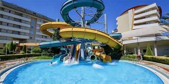 Harga yang bagus Taman Air Luar Ruang Peralatan kolam renang tabung Slide Air Serat Kaca on line