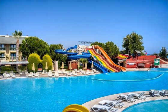 Harga yang bagus Anak-anak Peralatan Taman Hiburan Aqua Kolam renang Fiberglass Water Slide on line