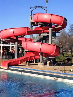 Harga yang bagus Kolam renang Game Air Adventure Play Peralatan Spiral Fiberglass Slide on line