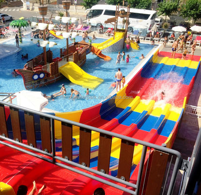 Harga yang bagus Water Park Manufacturer Fiberglass Swimming Pool Slides Project Popular Commercial Aqua Park Water Slides For Sales on line