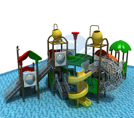 Keamanan Taman bermain Slide air Anak-anak LLEPE Outdoor Slide Air Ramah Lingkungan