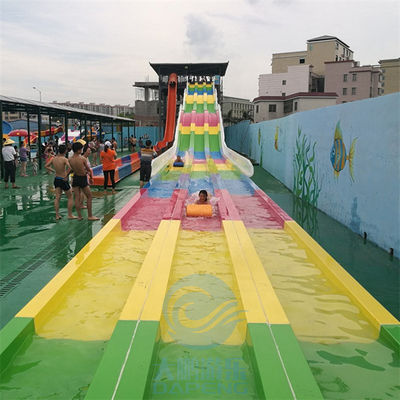 Fade Resistant Mat Racer Water Slide Fiberglass Racer Water Slide 12m Tinggi