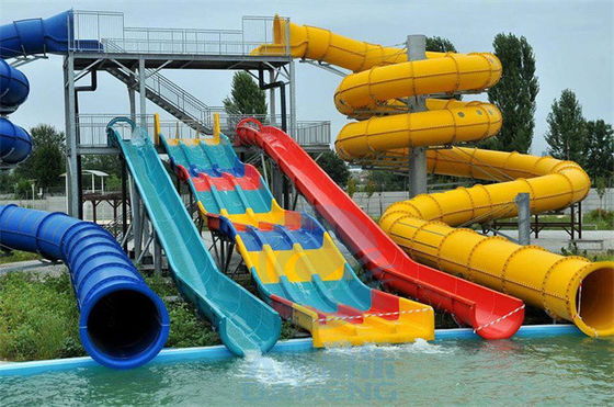 Kolam renang Craiova Slide Air Fiberglass Slide Taman Air Besar