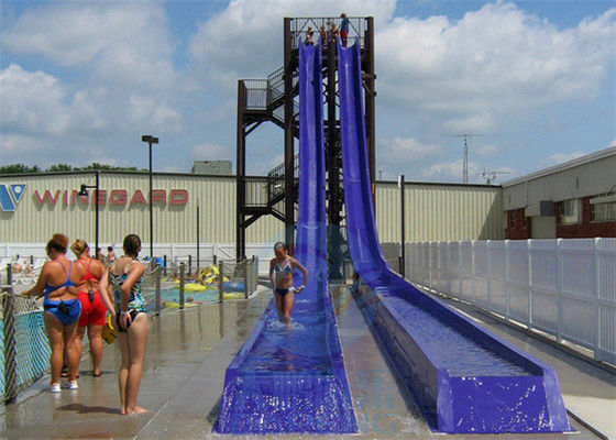 Harga yang bagus Commercial Kamikaze Water Slide Fiberglass 10m Height For Adult on line
