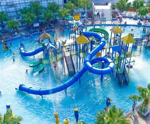 kualitas Taman bermain yang disesuaikan Slide air Taman hiburan Medium Menara Aqua pabrik