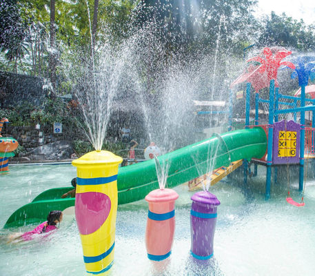 Harga yang bagus Fiberglass Water Games Untuk Anak-anak Semprot Taman Air Dan Kolam Renang on line