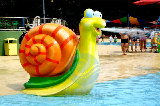 Harga yang bagus Animal Style Water Splash Pad Anak-anak bermain kolam renang Siput Air Spray Game 1.2m on line