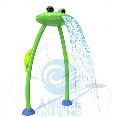 Harga yang bagus Peralatan Taman Hiburan Air Baja tahan karat Air Squirt Katak Untuk Zona Semprot on line