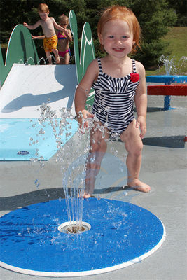 Harga yang bagus Zona Semprot Tanah Kolam renang Dek Jet Anak-anak Splash Zone Air mancur mainan on line
