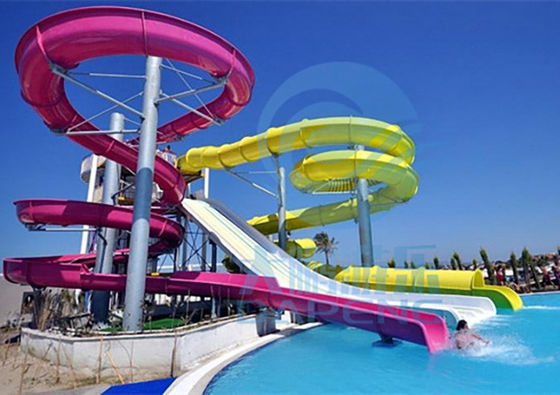 Harga yang bagus Slide Taman Air Warna yang disesuaikan dengan layanan purna jual selama satu tahun on line