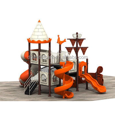 2023 Hot Sale Corsair Style Kids Park Equipment Custom Outdoor Playground Plastik Slide untuk Anak-anak