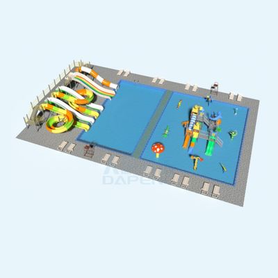 Hiburan Taman Air Kolam Renang Mainan Air Semprot Mainan Peralatan Olahraga Taman bermain Slide untuk dijual