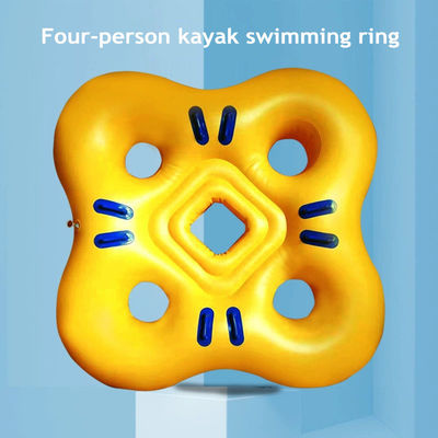Harga yang bagus OEM Slide Raft Swim Ring Tube Floating Multi - Person dengan Handle Untuk Taman Air on line
