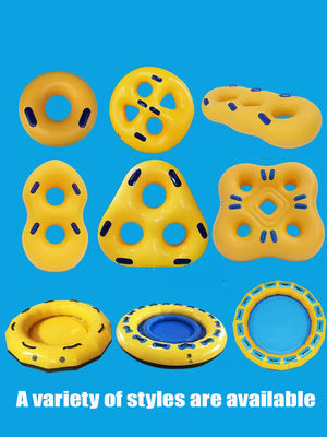 Harga yang bagus Aqua Theme Park Slide Swim Ring Inflatable With Handle For Water Game Play on line