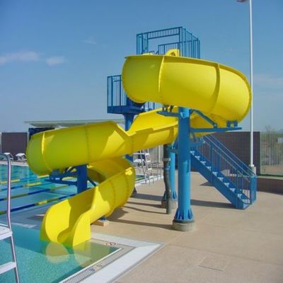 OEM Anak-anak taman air bermain kolam renang hiburan Rides Serat kaca Slide