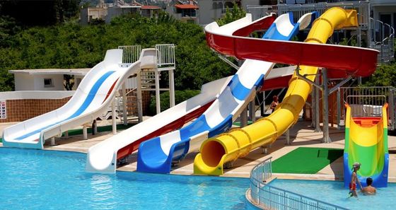 Harga yang bagus Peralatan Taman Air Taman bermain Slide Fiberglass Set Untuk Anak-anak on line