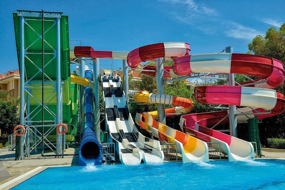 Harga yang bagus 1 Orang Taman Anak Luar Ruangan Slide Serat Kaca Olahraga Air Dan Hiburan on line