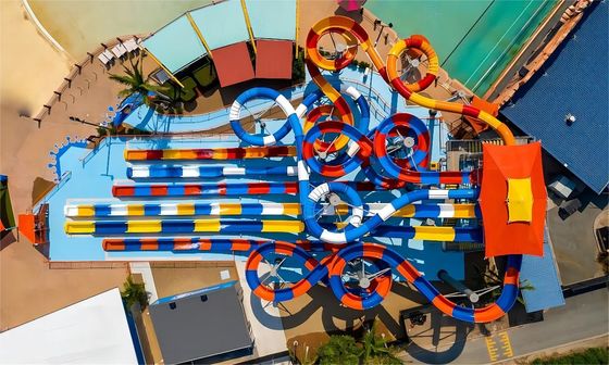 Harga yang bagus Peralatan taman bermain untuk anak-anak di luar ruangan Slide air raksasa on line