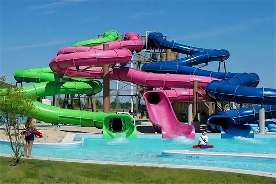 Taman Hiburan Perjalanan Slide Air Serat Kaca