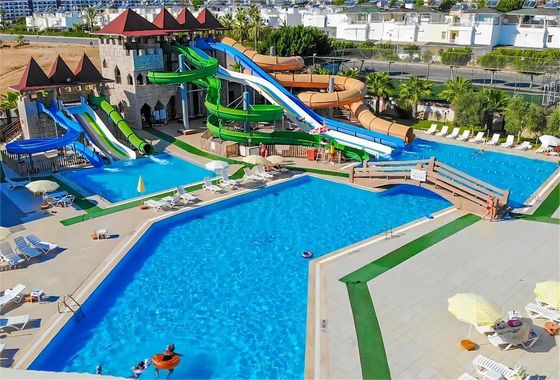 Tempat bermain Taman Produk Serat kaca Water Slide Untuk Anak-anak