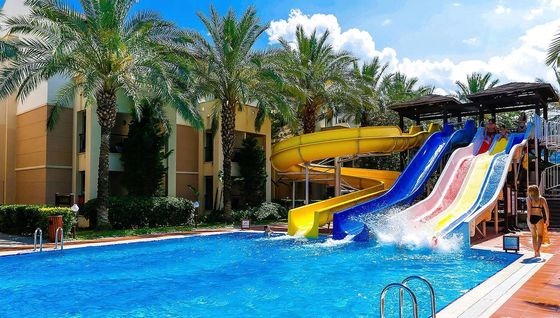Harga yang bagus OEM Air Aqua Hiburan Taman Air Bersepeda Slide Serat Kaca untuk Anak-anak on line