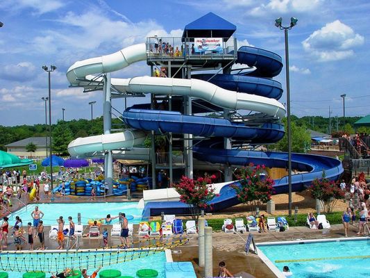 Taman Hiburan Air Luar Ruang Taman bermain Peralatan Kolam Renang Spiral Slide Set