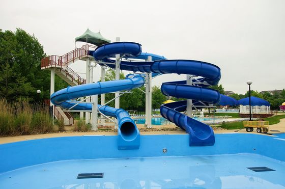 Harga yang bagus Outdoor Commercial In Ground Swimming Pool Slide Air Serat Kaca Kecil on line